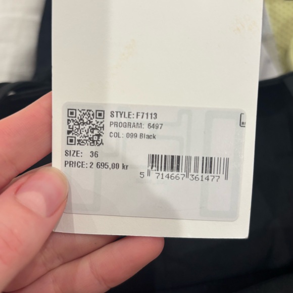 NWT Ganni Strappy Taffeta Dress Drop Waist Black 36 - Picture 8 of 9